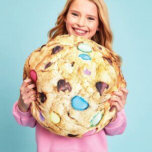 New Scented Pastel Chip Cookie Pillow Fleece Plush